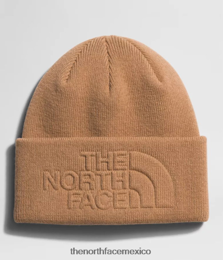 The North Face accesorio NFHLJL1138 mantequilla de almendras unisexo gorro urbano con relieve