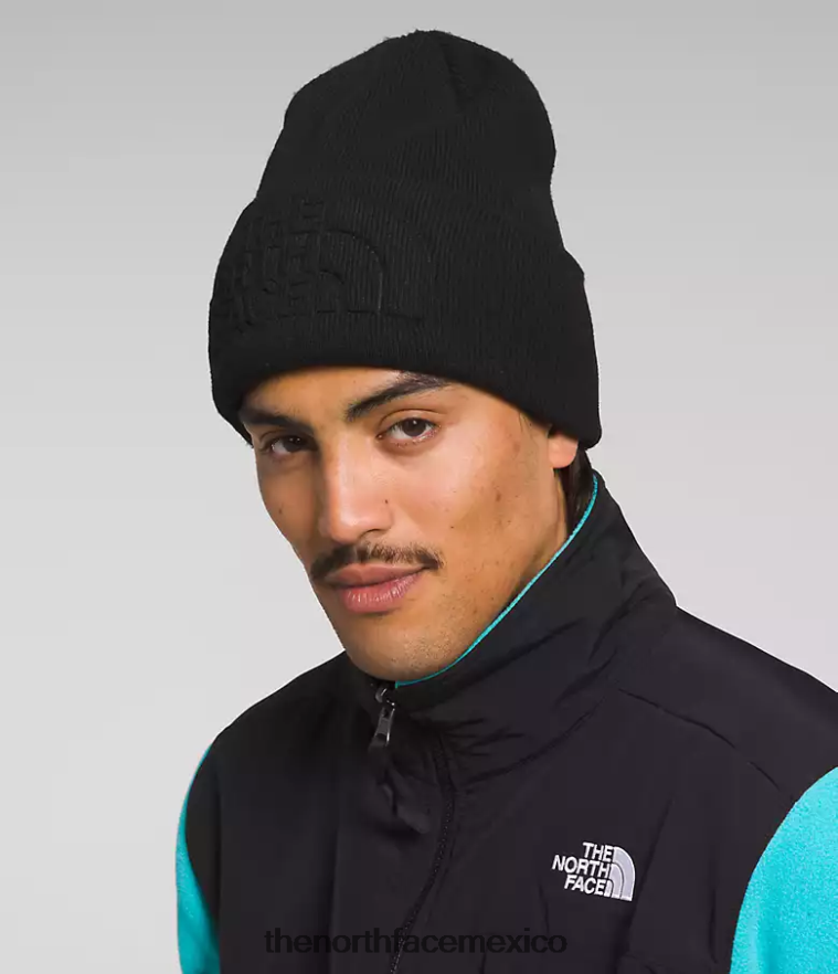 The North Face accesorio NFHLJL1139 negro unisexo gorro urbano con relieve