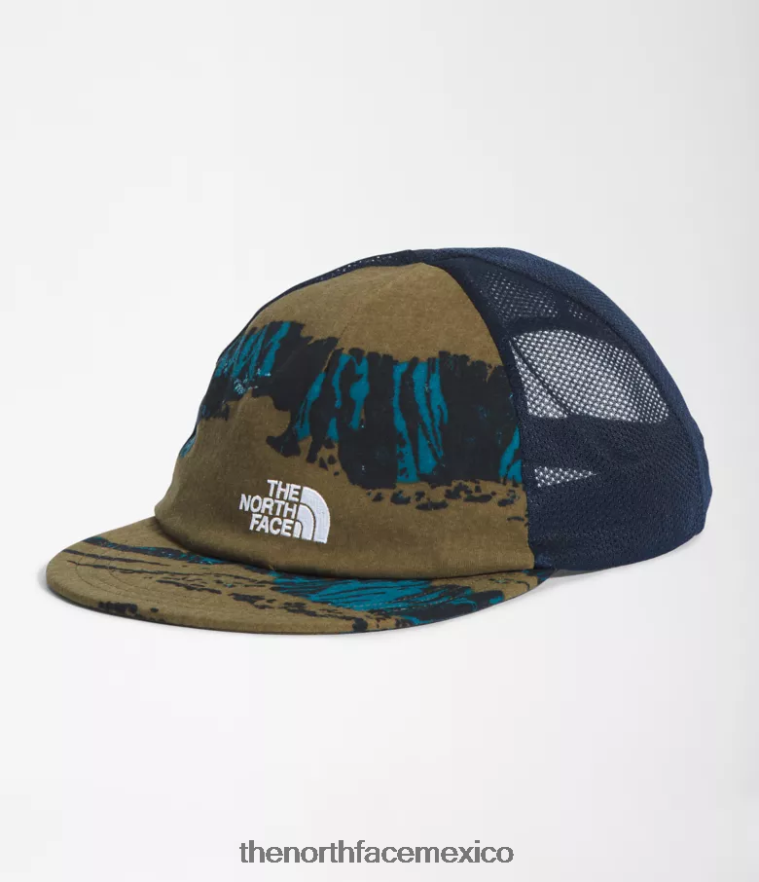 The North Face accesorio NFHLJL42 estampado de camuflaje militar oliva barranco unisexo gorra de camionero clase v