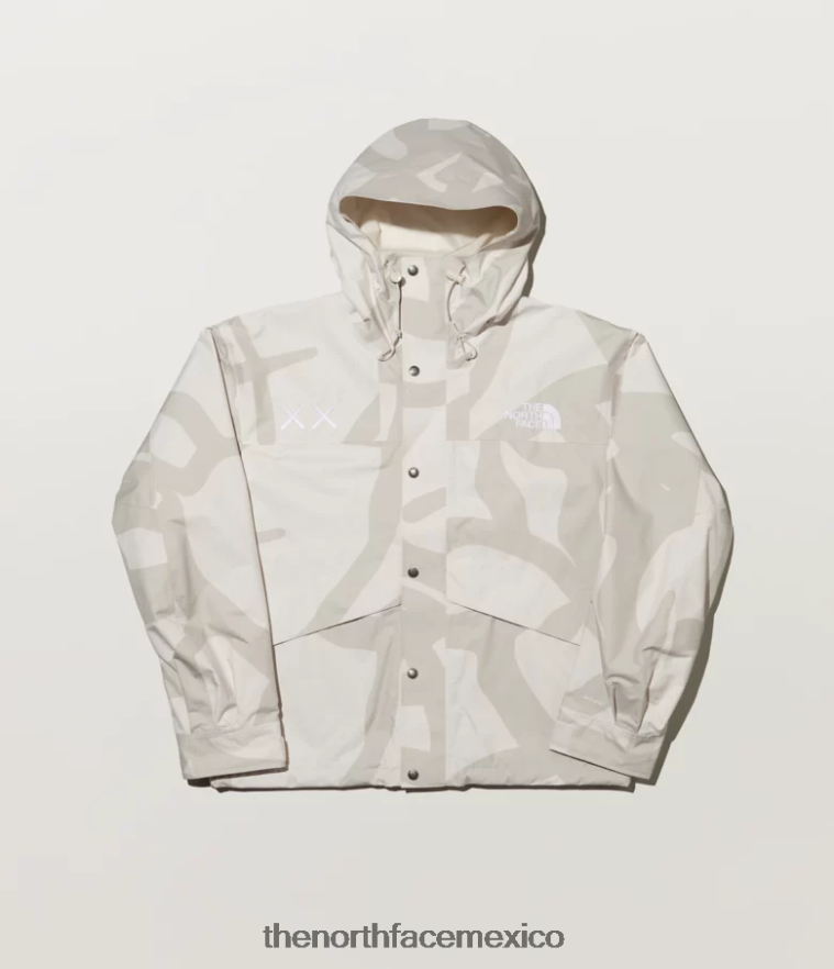 The North Face ropa NFHLJL52 kw luz de luna marfil 86 mtn imprimir unisexo chaqueta de montaña tnf x kaws retro 1986